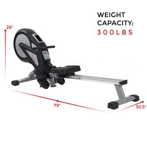 Sunny Health& Fitness SF-RW5623 Air Rowing Machine Rower Review
