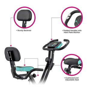Harvil Foldable Magnetic Exercise Bike with 10-Level Adjustable Magnetic Resistance and Pulse Rate Sensors Review