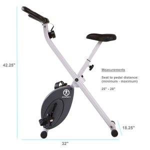 Marcy Foldable Exercise Bike with Adjustable Resistance NS-652 Review