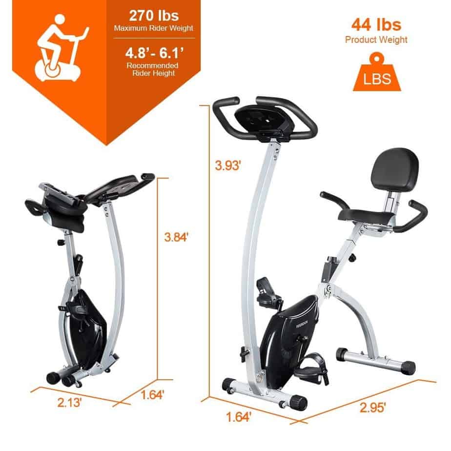 FEIERDUN Folding Exercise Bike Review