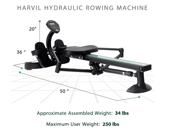 Harvil Hydraulic Rowing Machine