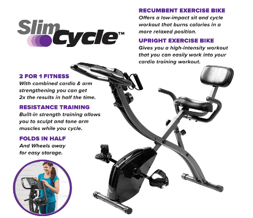 BulbHead Slim Cycle 2-in-1 Stationary Exercise Bike Review