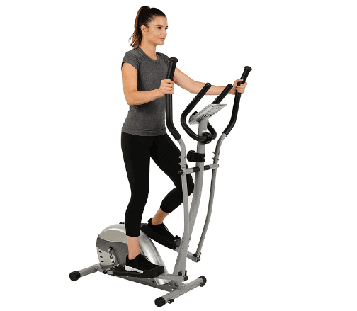 EFITMENT Compact Magnetic Elliptical Trainer Model E005 used for workouts