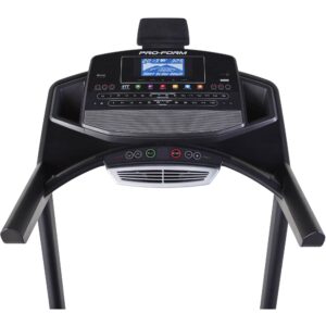 The console of the ProForm ZT10 Treadmill