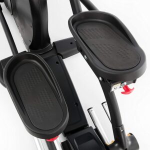 The pedals of the Sole E35 Elliptical Trainer