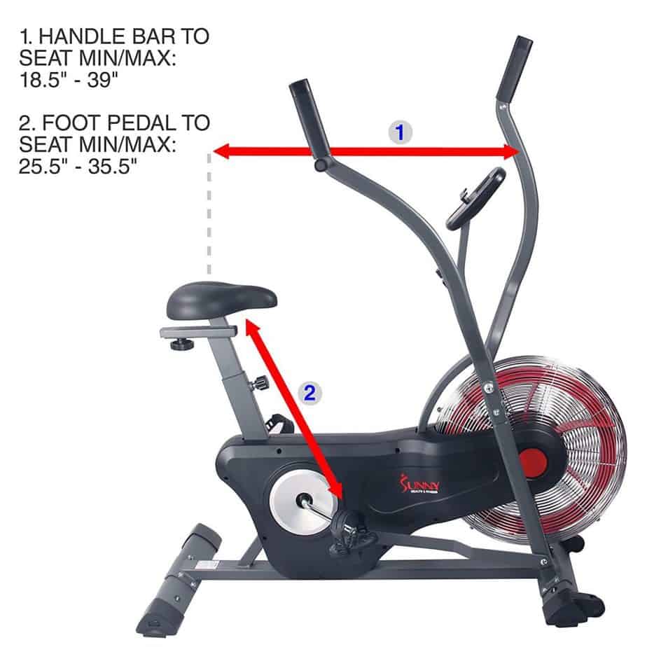Sunny Health and Fitness SF-B2640 Air Bike Trainer Review