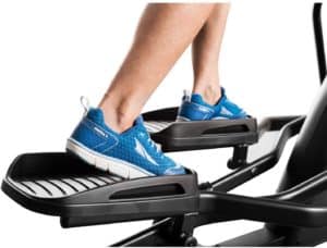 The pedals of the ProForm 250i Elliptical