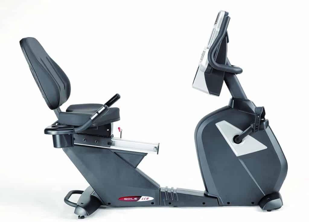 Sole Fitness LCR Light Commercial Recumbent Bike side view