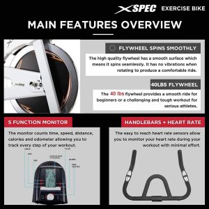 Xpec Pro Stationary Upright Exercise Cycling Bike Models CRS804821 & CRS804822 Review