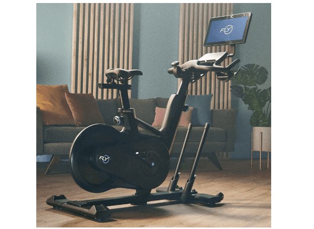 Flywheel Home Exercise Bike with built-in Tablet