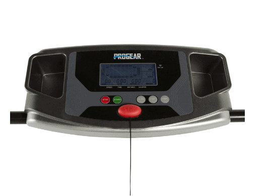 ProGear HCXL 4000 Walking and Jogging Treadmill's console