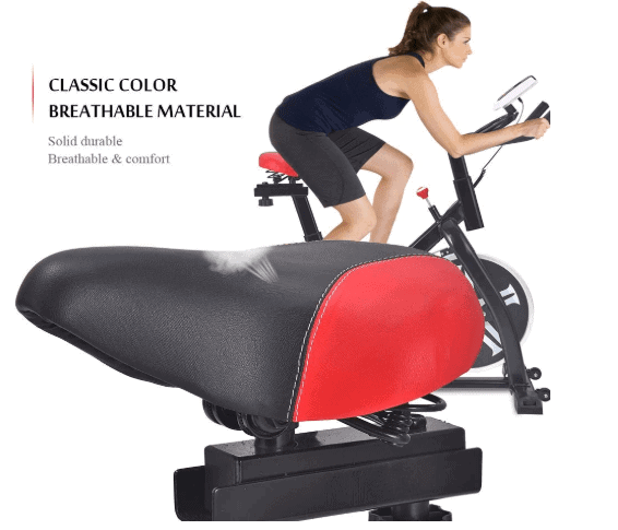 The seat of the Apelila Spinning Exercise Bike