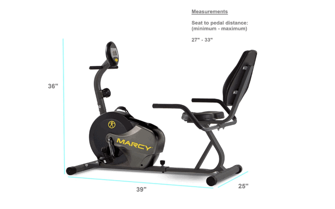 Marcy Magnetic Resistance Recumbent Bike (NS-716R)