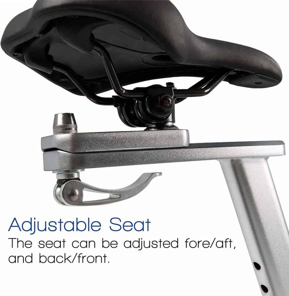 The seat of the XTERRA Fitness AIR650 Airbike Pro