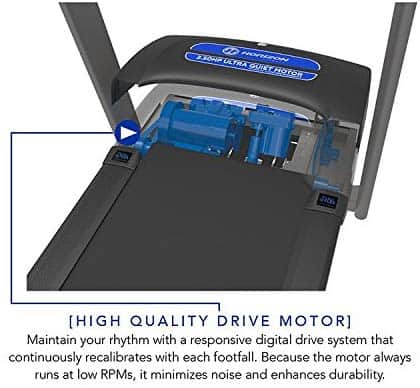 Motor of the Horizon T101 Treadmill (2018)