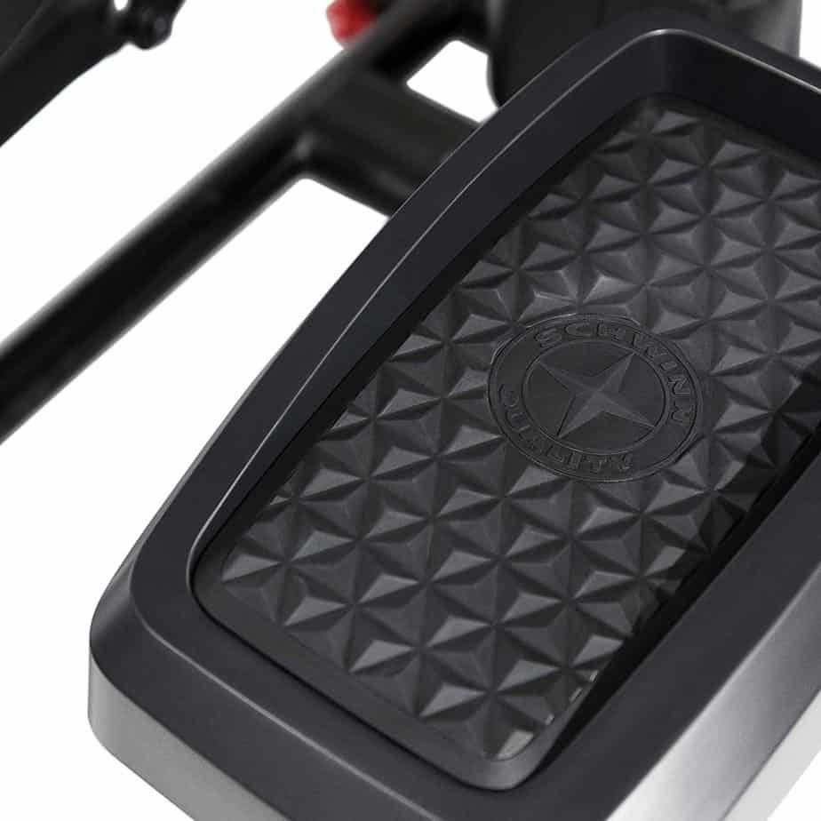 The pedal of the Schwinn 411 Compact Elliptical