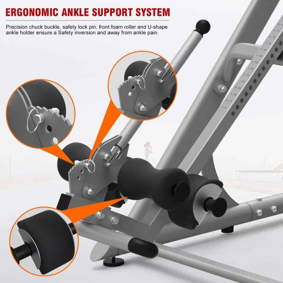 The pedal of the HARISON 407 Inversion Table 