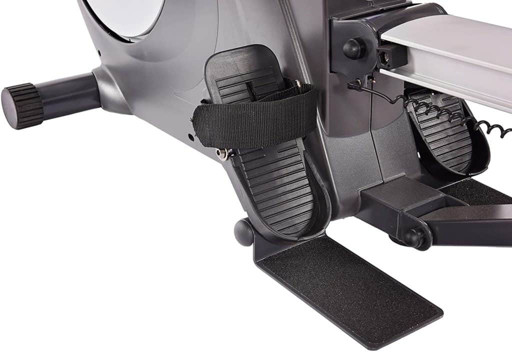 The footplate of the Stamina Conversion II Recumbent Bike/Rower 