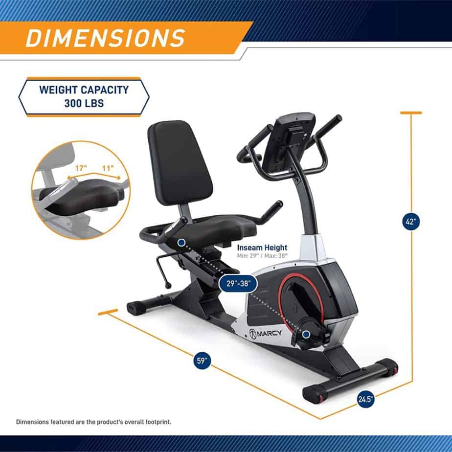 Marcy Regenerating ME-706 Recumbent Bike