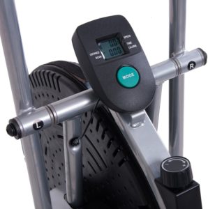 The console of the Body Rider BRF700 Fan Upright Exercise Bike