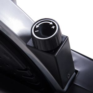 The resistance control knob of the Body Rider BRF700 Fan Upright Exercise Bike