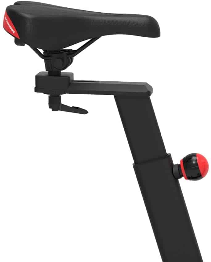 The seat of the Schwinn IC3 Indoor Cycling Exercise Bike