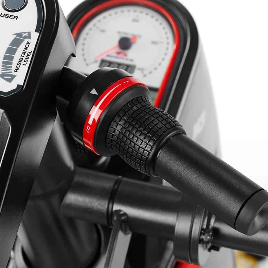 The resistance shifter of the Bowflex Max Trainer M3