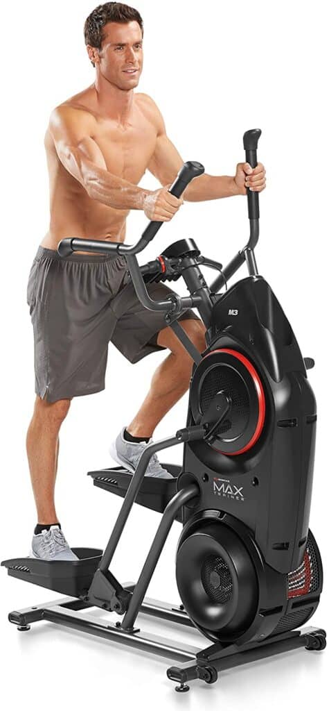 A man exercises with the Bowflex Max Trainer M3