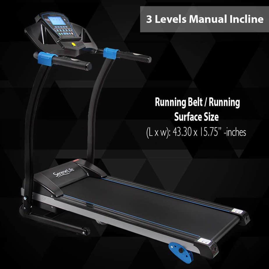 SereneLife SLFTRD25 Smart Folding Treadmill 