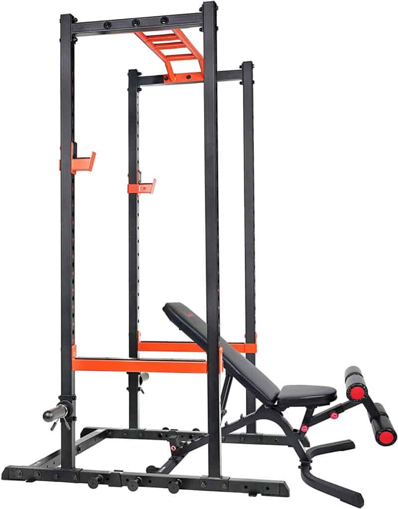 Sunny Health & Fitness SF-XF9925 Power Rack Cage with Weight Bench