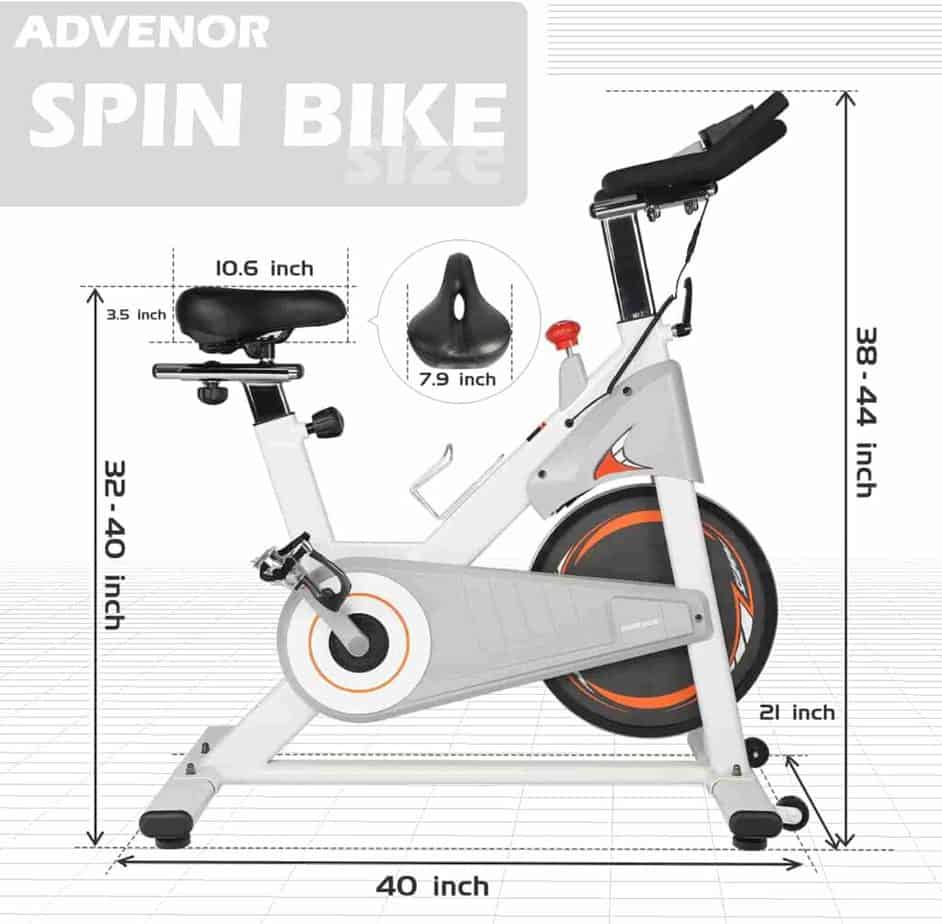 ADVENOR Magnetic Resistance Exercise Bike 