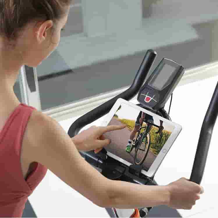 The console of the YOSUDA L-007A Exercise Indoor Cycling Bike 