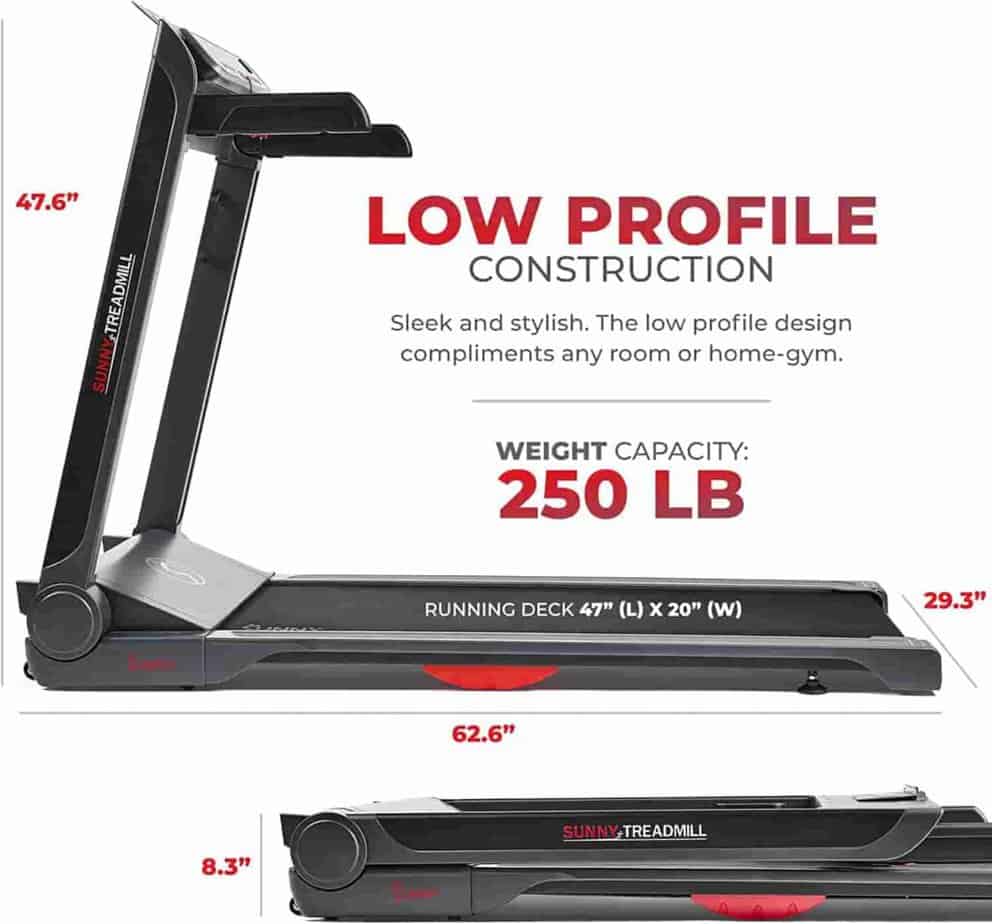 Sunny Health & Fitness SF-T7718SMART Treadmill