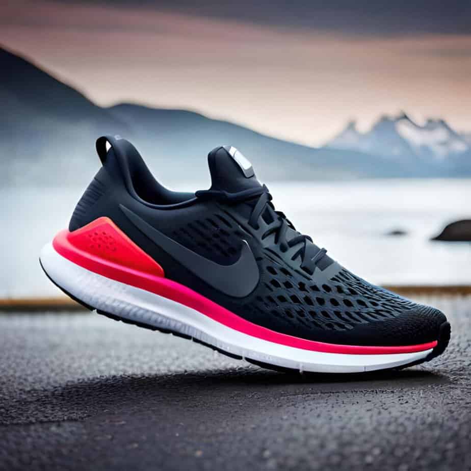 A Nike running shoe