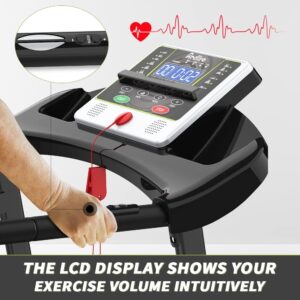 The console of the Redliro JK1608L Walking Treadmill for Seniors and Recovery 