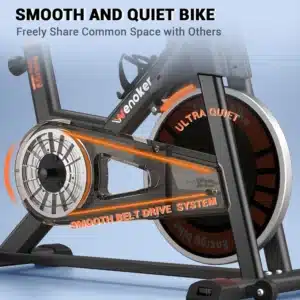 The drive train of the WENOKER Indoor Cycling Exercise Bike