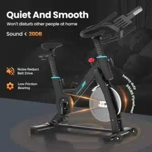 The drive system of the ALPHA CAMP Indoor Bike