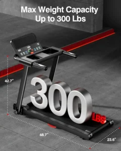 The Lontek P8 Folding Treadmill