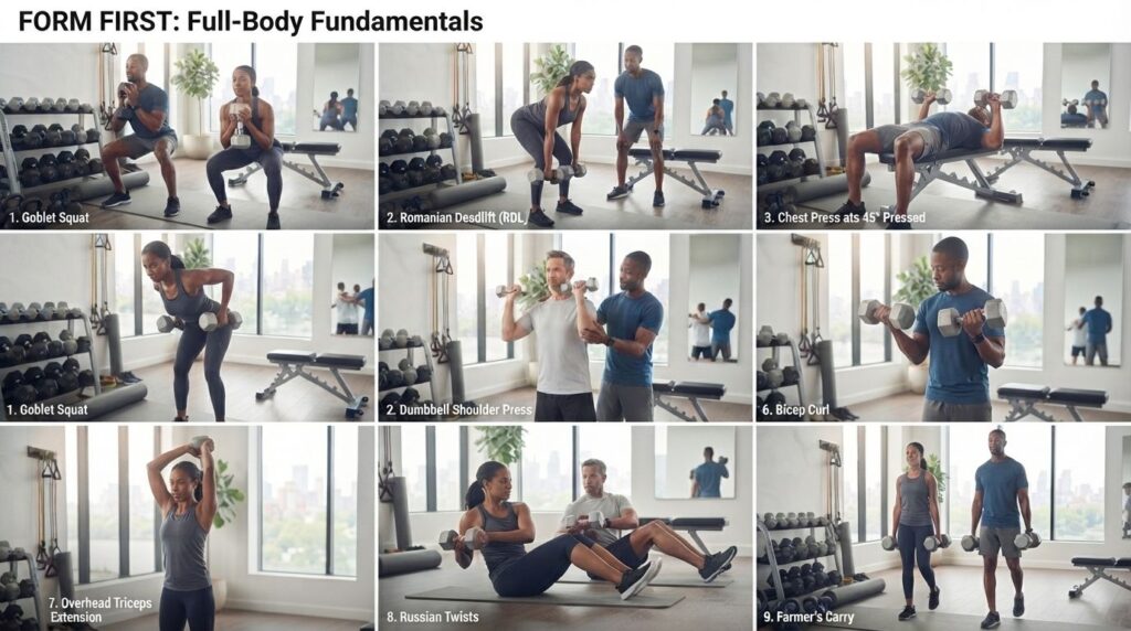 Beginner Dumbbell Workout Routine