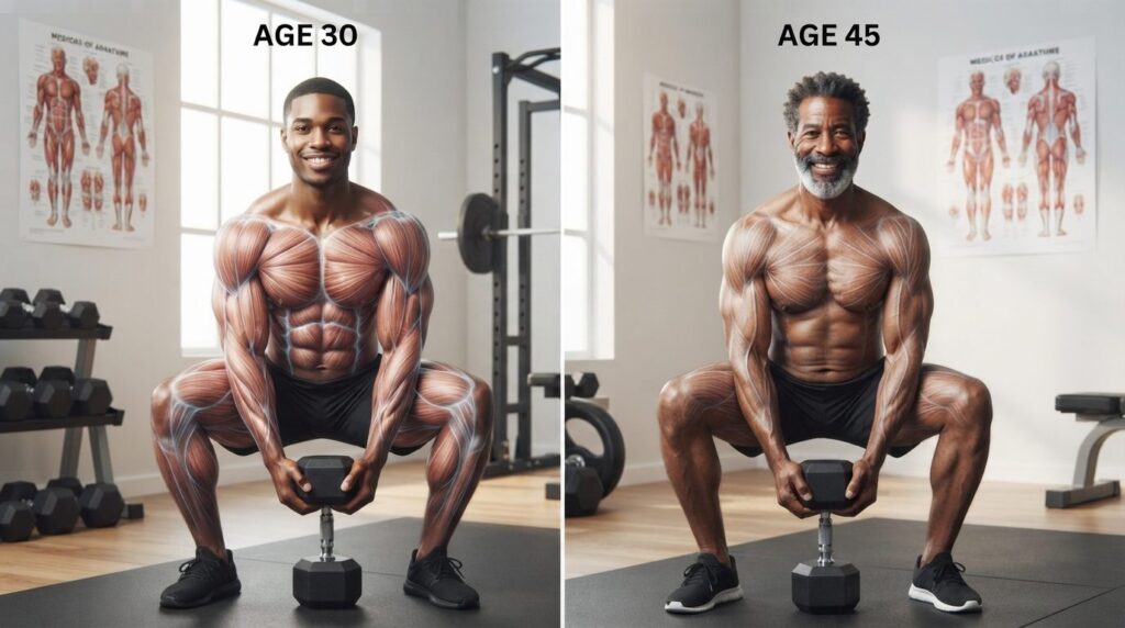 Why Muscle Mass Declines After 40